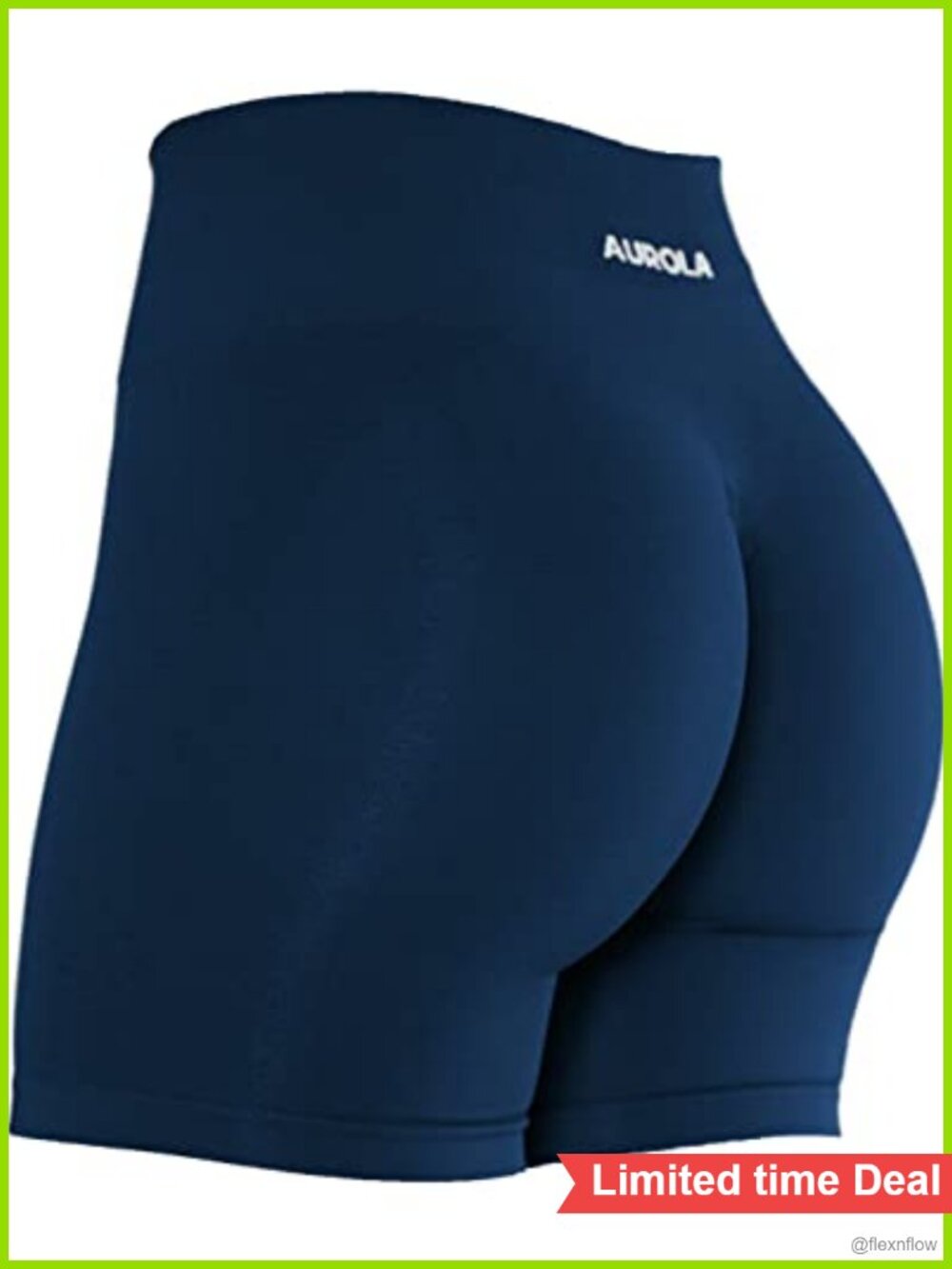 Seamless Workout Shorts High Waist Tummy Control Gym Yoga Running Fitness